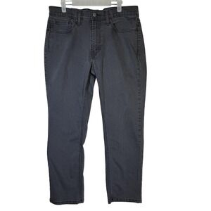 Levis 541 Jeans Mens 34x27 Gray Athletic Taper Stretch Denim Water Less 5-Pocket